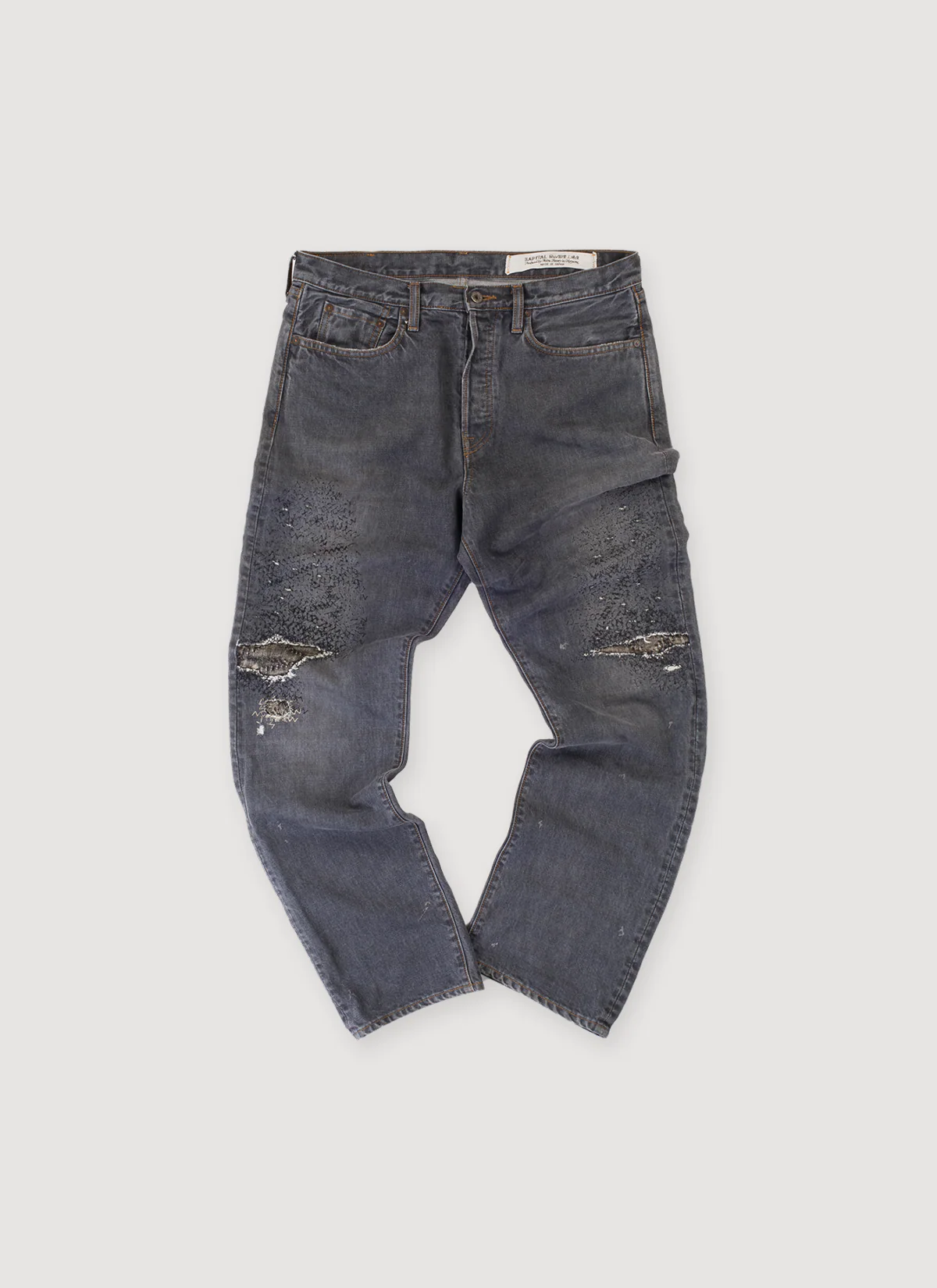 Kapital Monkey Cisco Distressed Pants Grey (Pre-Owned)