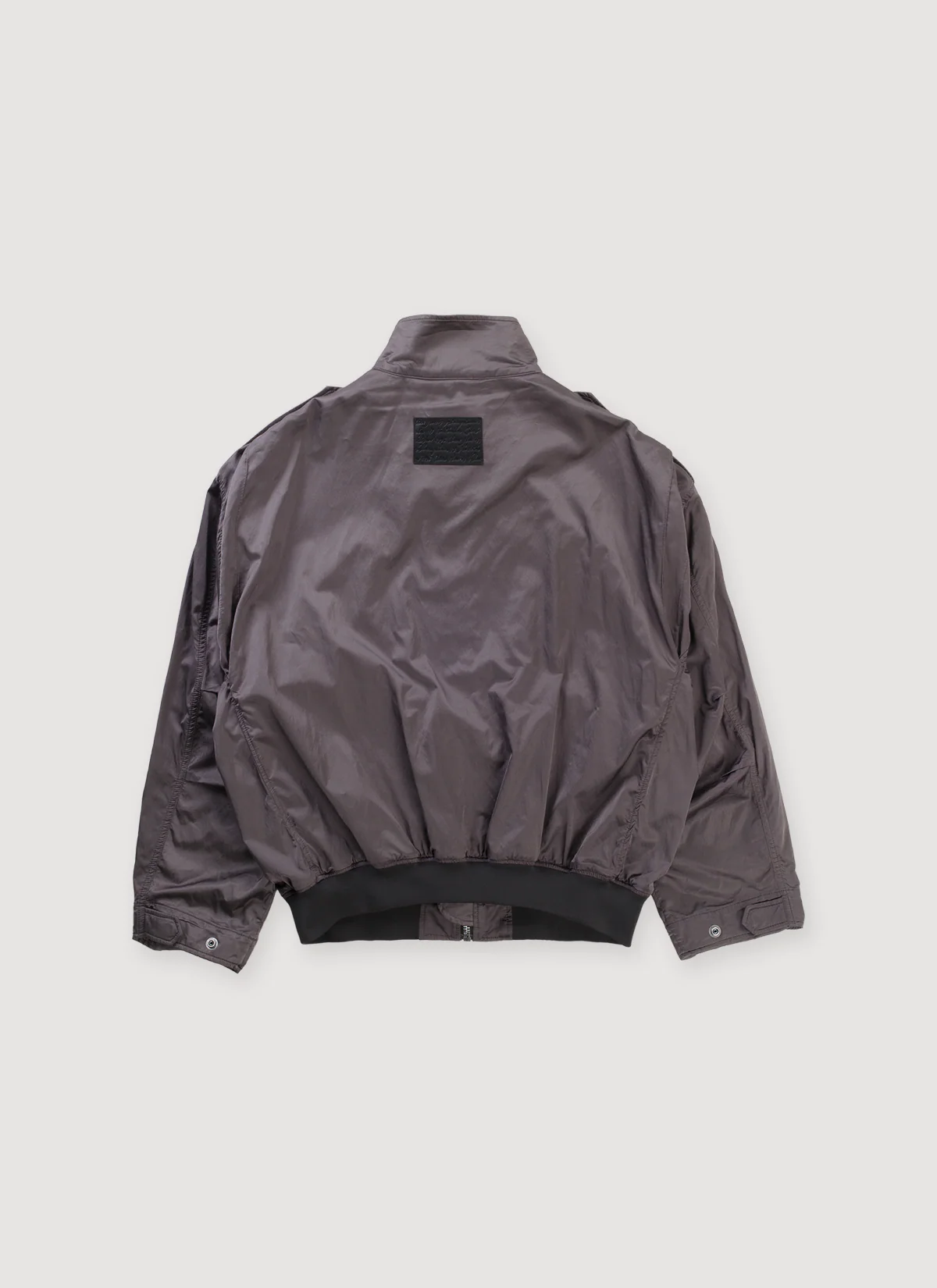 Acne Studios Satin Jacket Mid Grey - Image 2