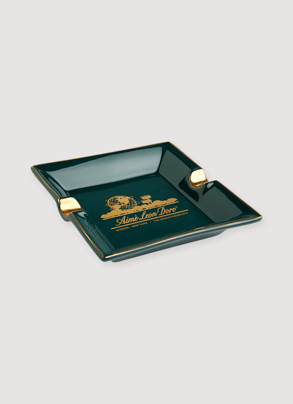 Aimé Leon Dore Unisphere Ashtray Green Gold