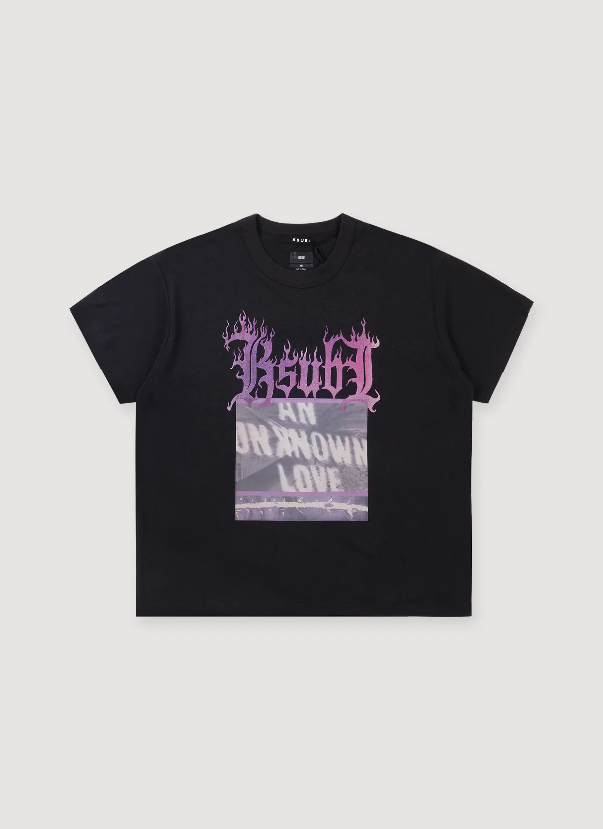 Ksubi Alter Sid Tee Bleach Black