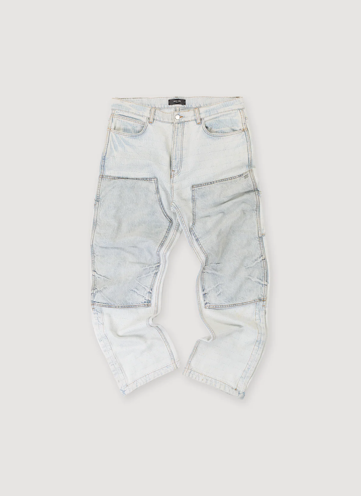 Amiri Jacquard Carpenter Pants Bleached Indigo (Pre-Owned)