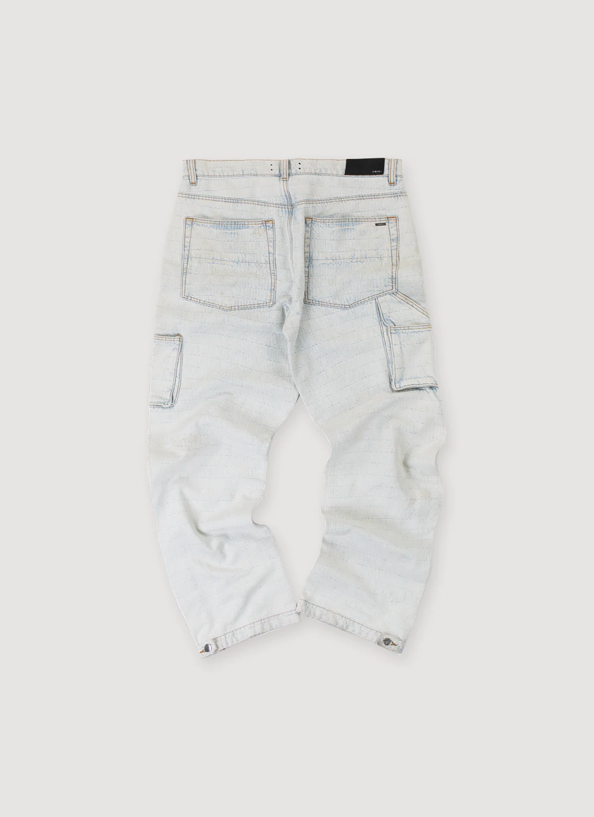 Amiri Jacquard Carpenter Pants Bleached Indigo (Pre-Owned) - Image 2