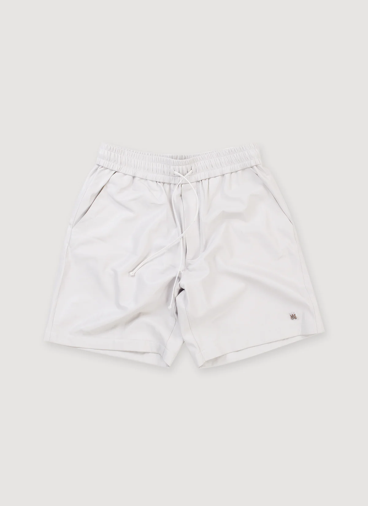 Amiri Leather Shorts White (Pre-Owned)