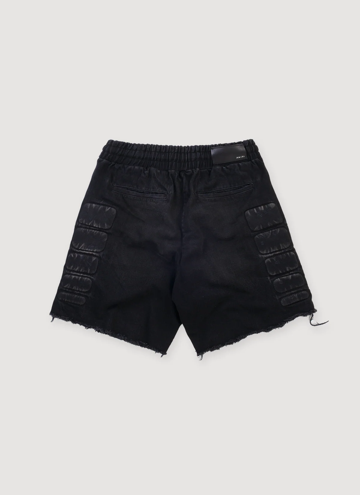 Amiri Satoshi Nakamoto Moto Shorts Washed Black (Pre-Owned) - Image 2