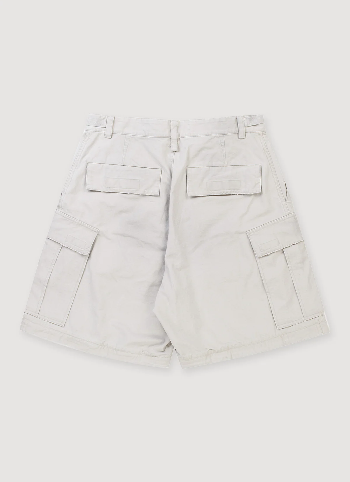 Balenciaga Convertible Distressed Cargo Trouser Dirty White - Image 4
