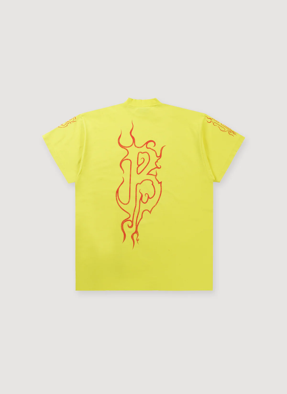 Balenciaga Darkwave Oversized Tee Yellow Red - Image 2