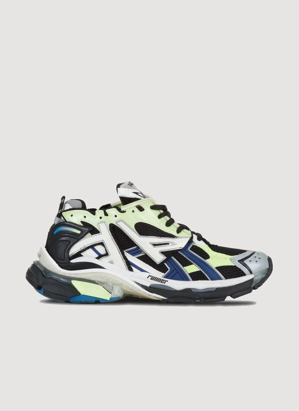Balenciaga Runner Sneaker Grey Blue Green (Pre-Owned)