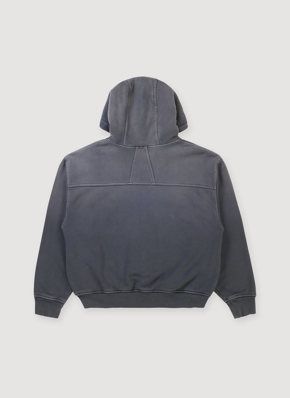 Pieces Basic Program Zip Up Sweatshirt Washed Black - Image 2