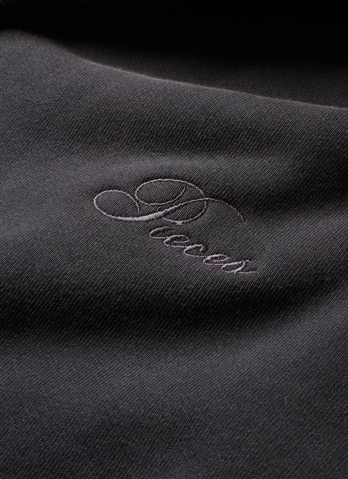 Pieces Basic Program Zip Up Sweatshirt Washed Black - Image 6