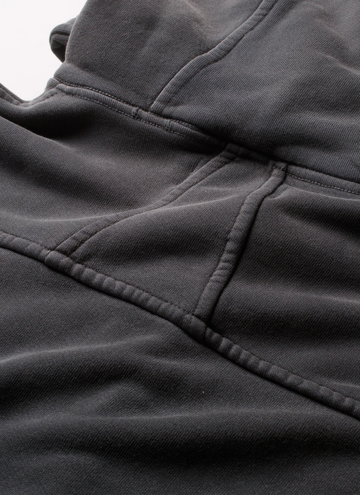 Pieces Basic Program Zip Up Sweatshirt Washed Black - Image 7