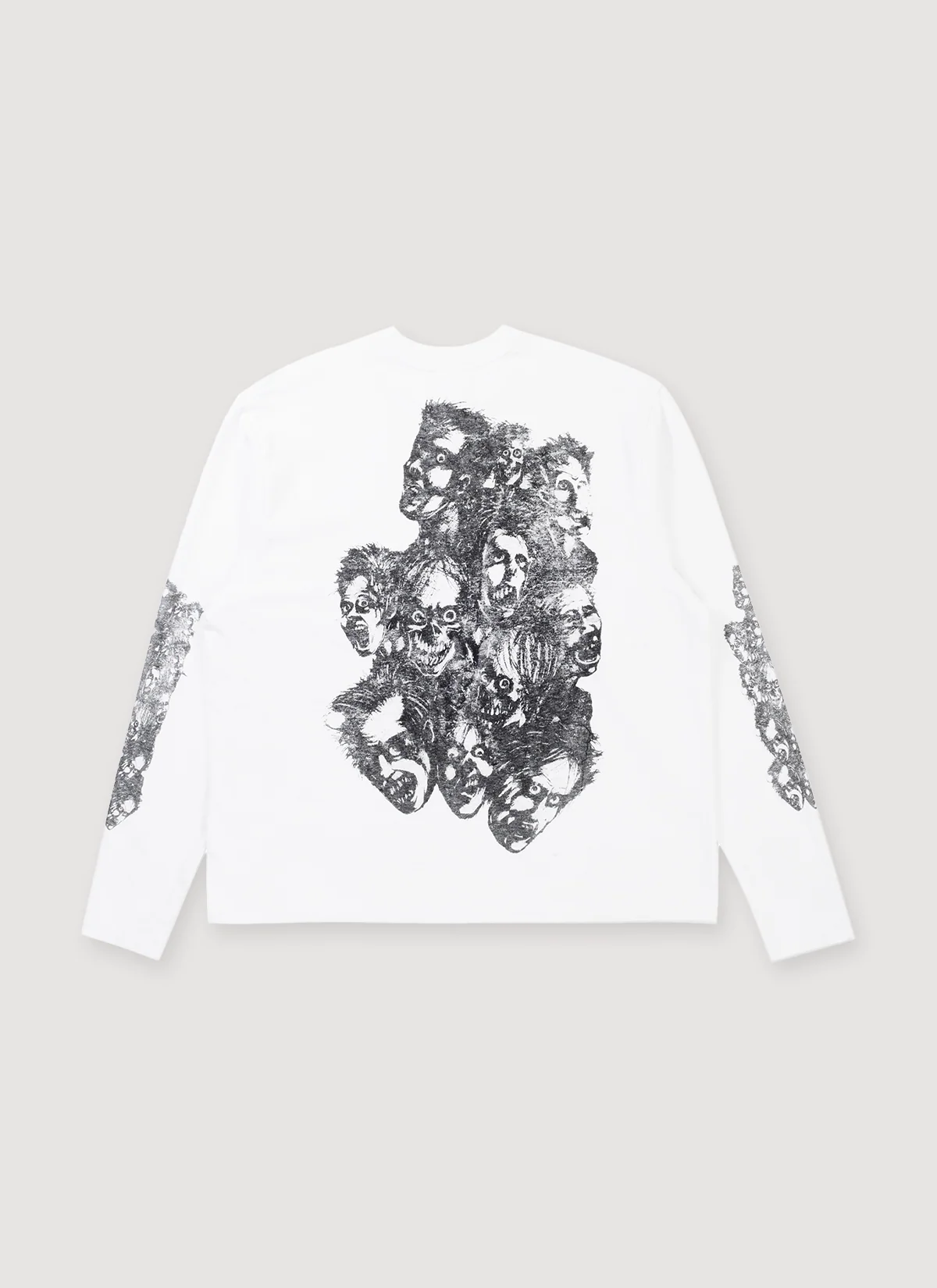 Basketcase Gallery Bogey Longsleeve White - Image 2