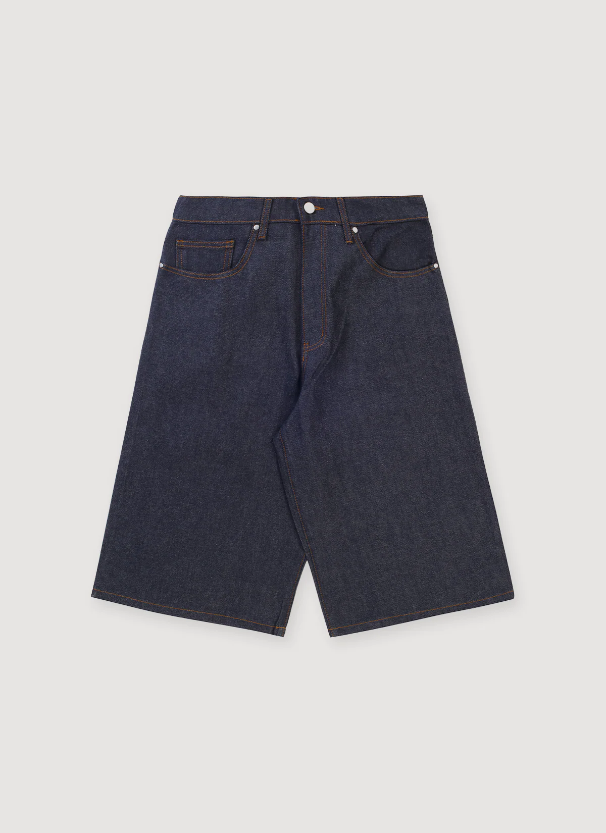 Basketcase Gallery Breacher Denim Shorts Indigo Cheetah