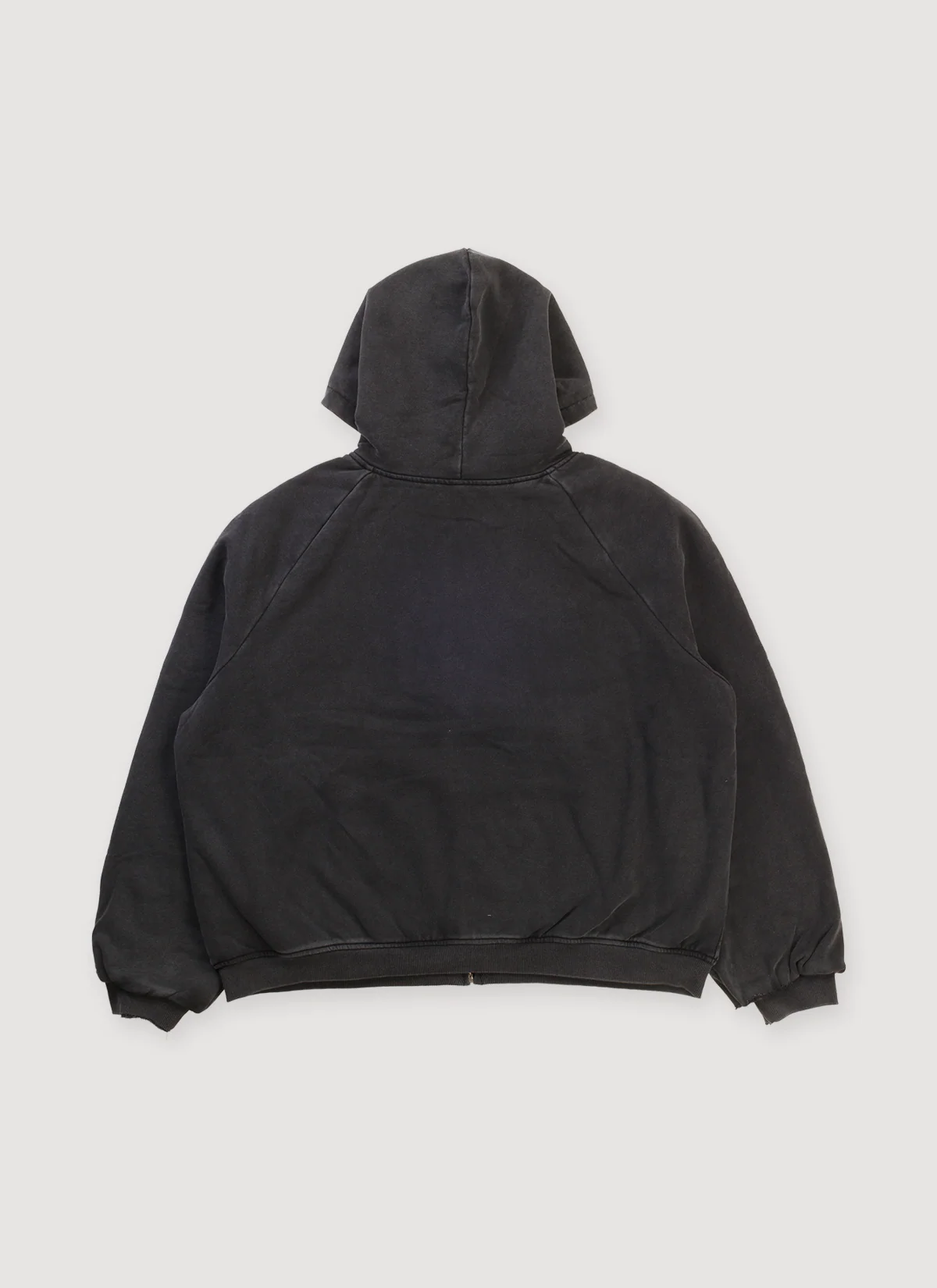 Basketcase Gallery Hench Plaid Thermal Reversible Sweatshirt Black - Image 2