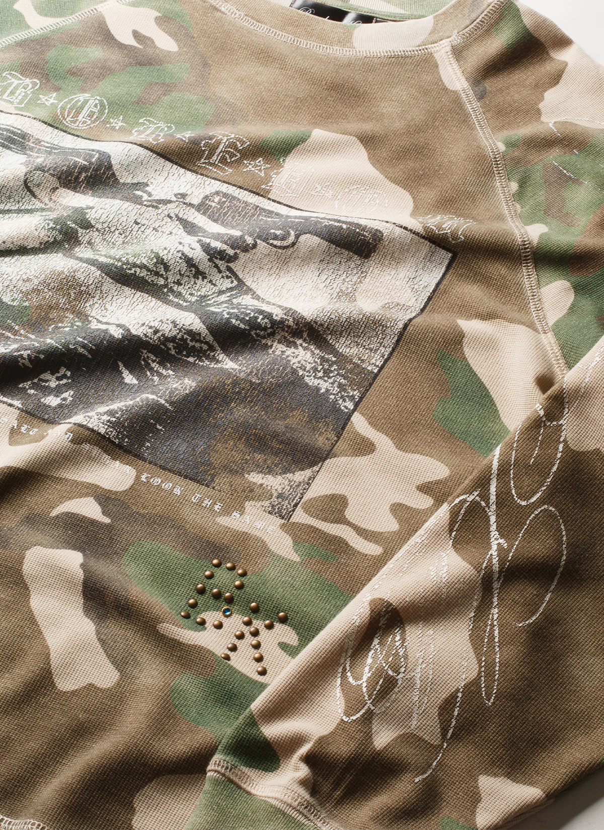Boredom Kills Trust Longsleeve Camo - Image 3