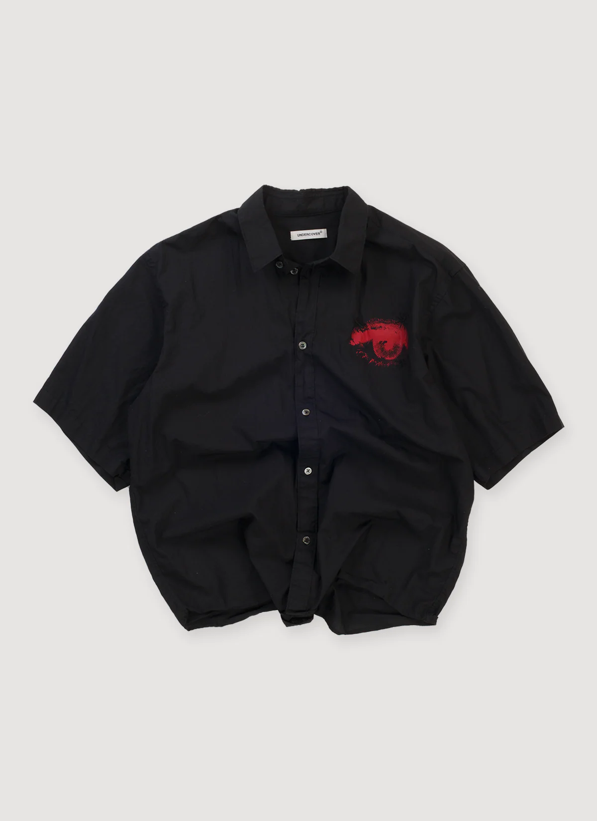 Undercover Bug Embroidered Shirt Black Red (Pre-Owned)