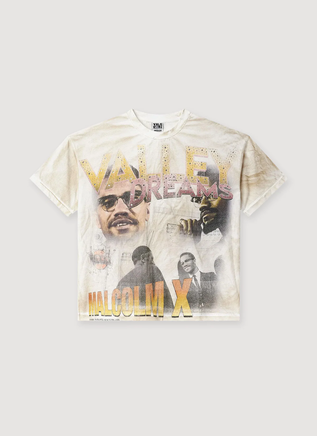 Vale Forever By Any Means Bling Tee Cream