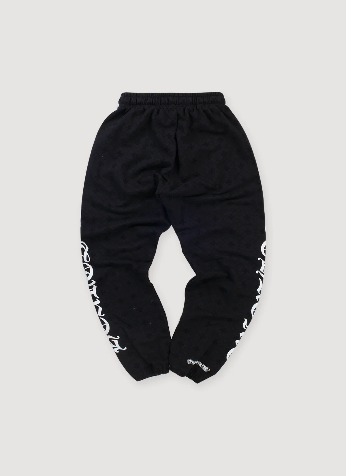 Chrome Hearts Cemetery Cross Horseshoe Sweatpants Black (Pre-Owned) - Image 2