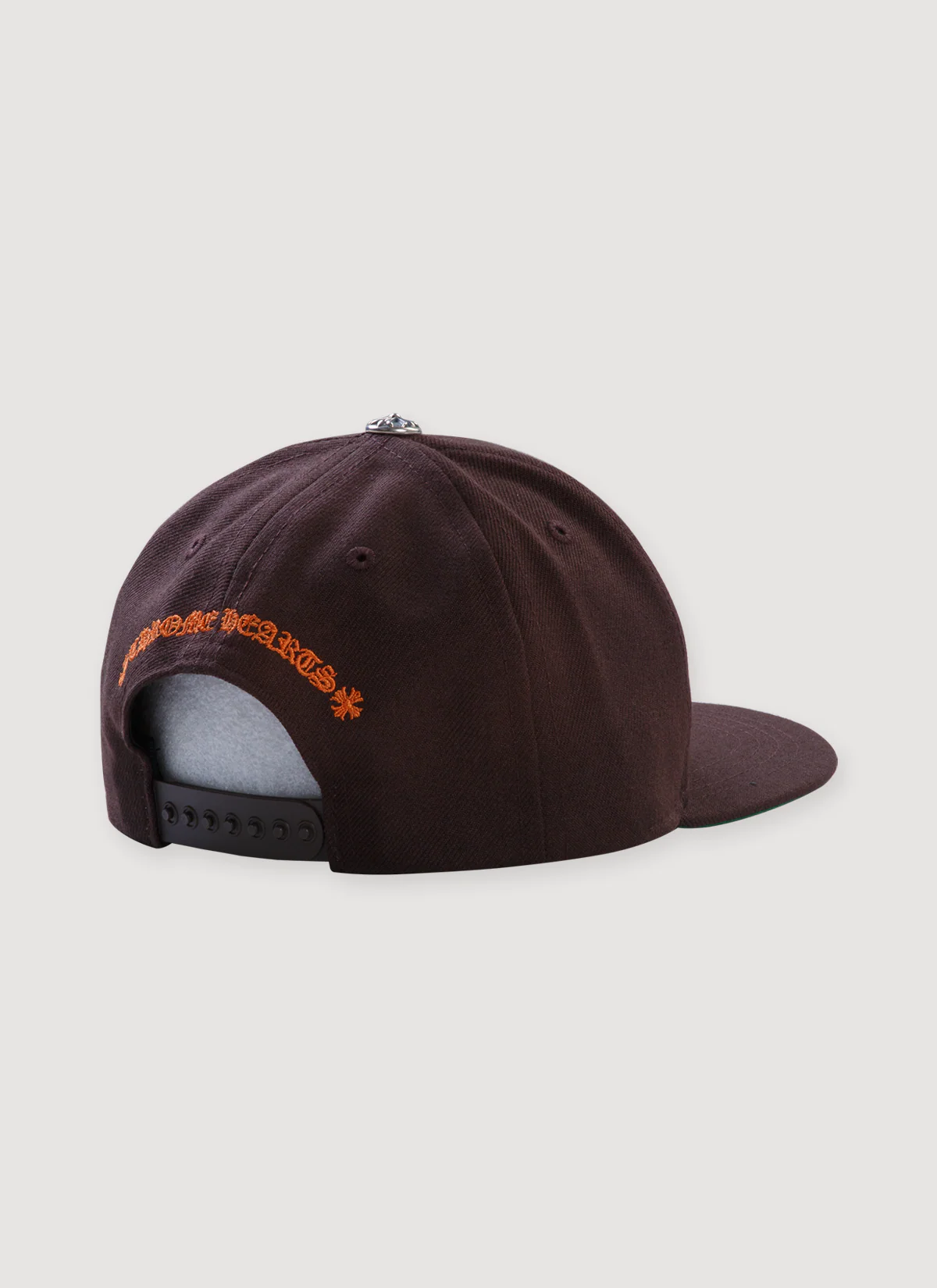 Chrome Hearts CH Baseball Hat Brown Orange - Image 2