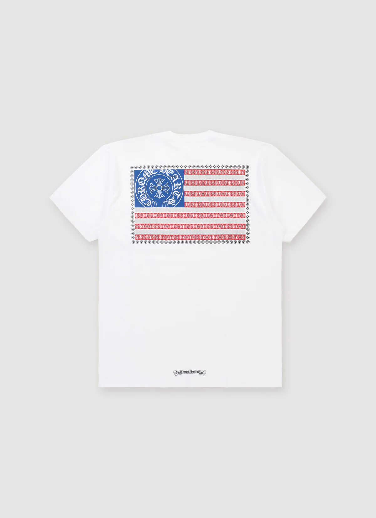 Chrome Hearts American Flag Dagger Tee White - Image 2