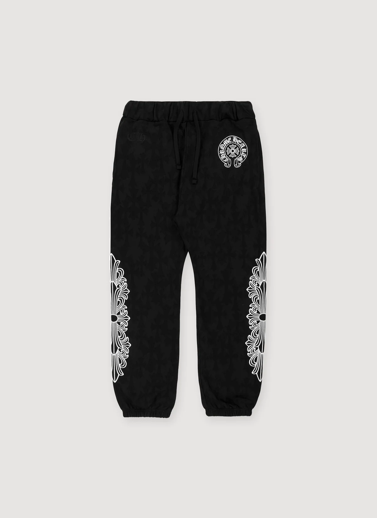 Chrome Hearts Cemetery Cross Sweatpants Black