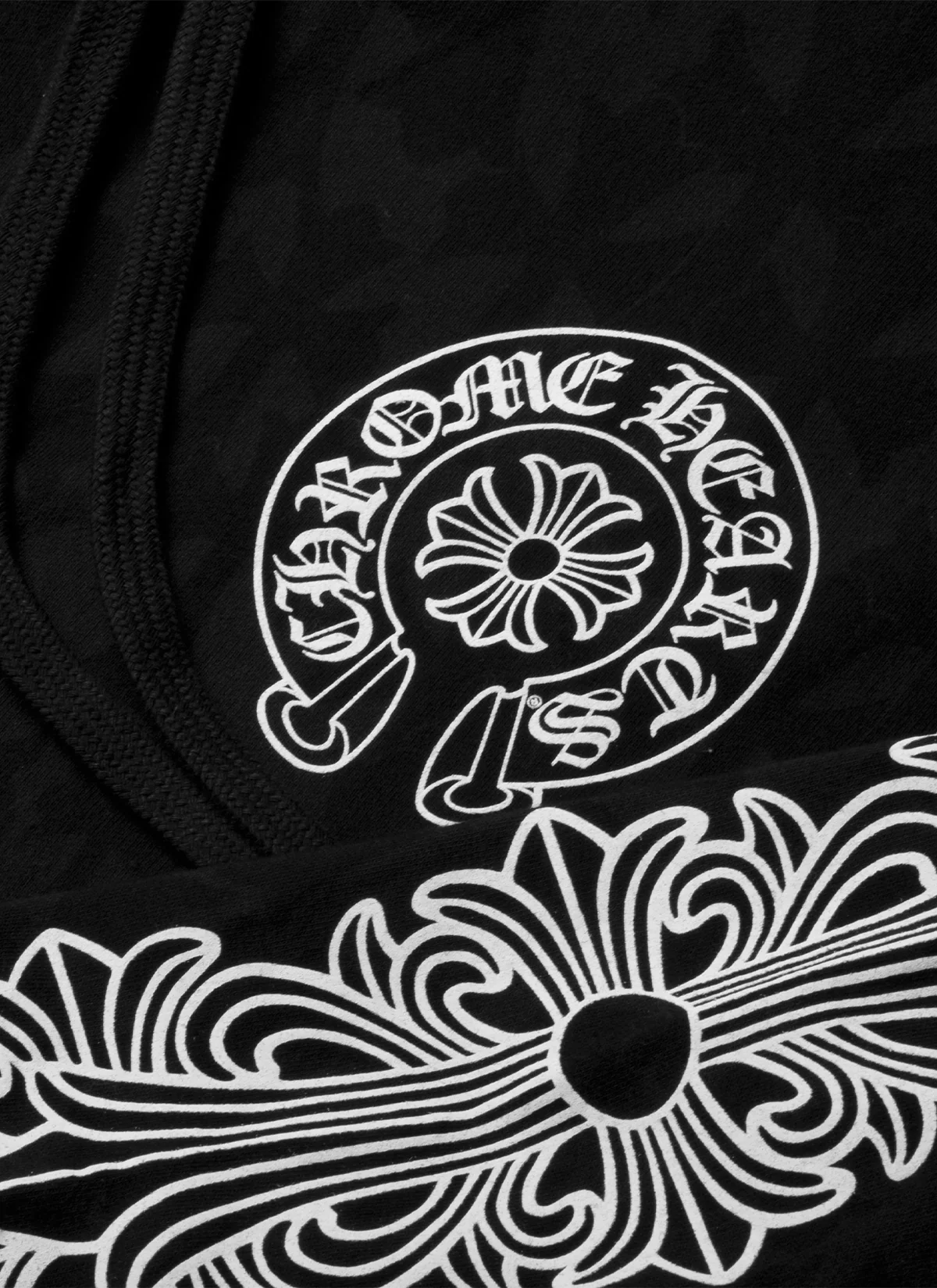 Chrome Hearts Cemetery Cross Sweatshirt Black - Image 3