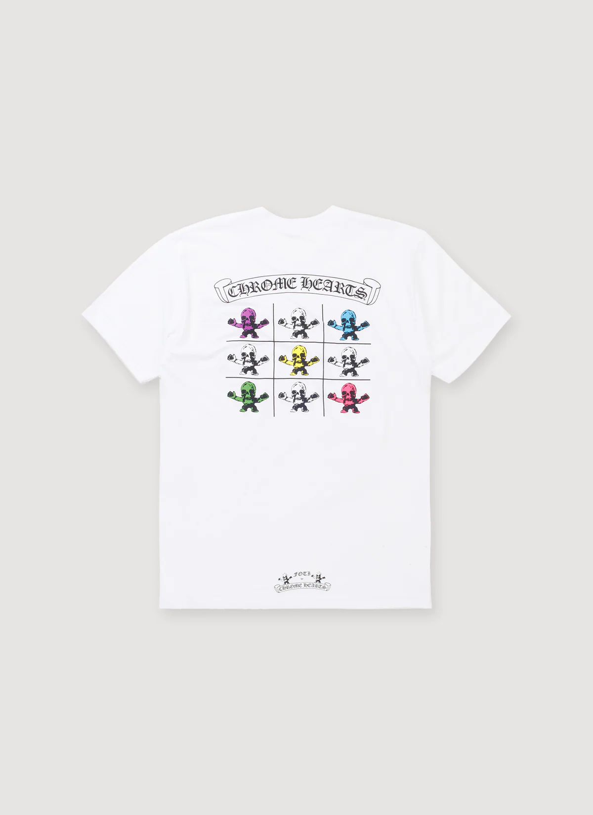 Chrome Hearts Foti Multicolored Logo Tee White - Image 2