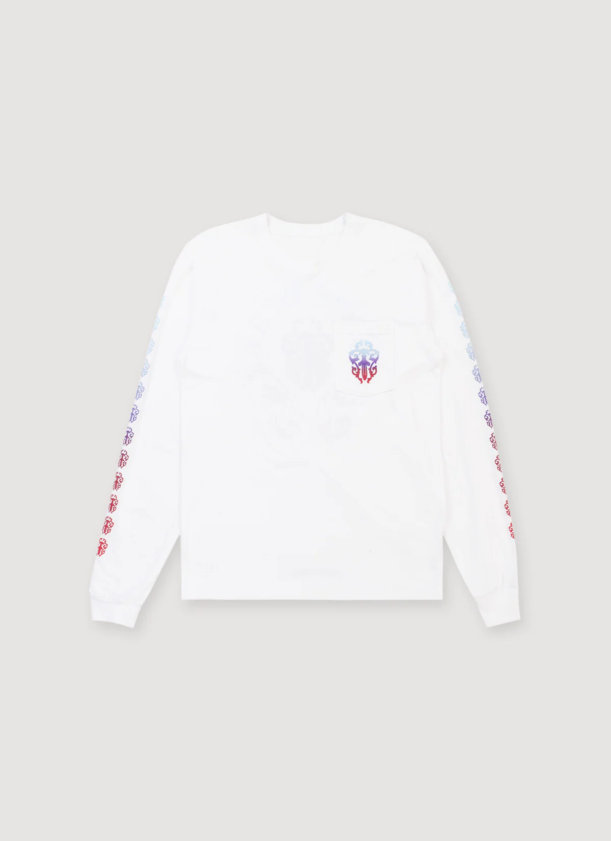 Chrome Hearts Gradient Motif Longsleeve White