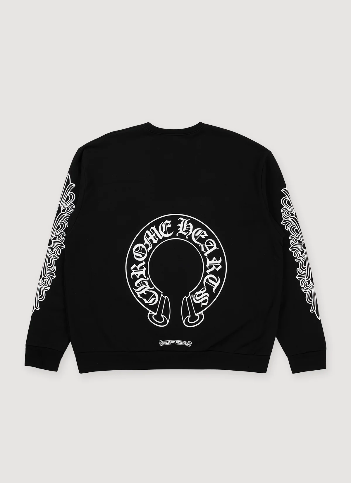 Chrome Hearts Horseshoe Crewneck Black - Image 2