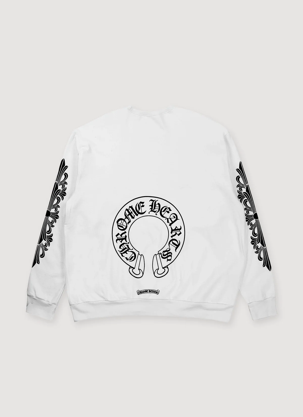 Chrome Hearts Horseshoe Crewneck White - Image 2