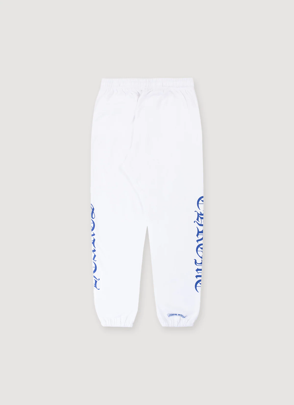 Chrome Hearts Horseshoe Logo Sweatpants White Blue - Image 2