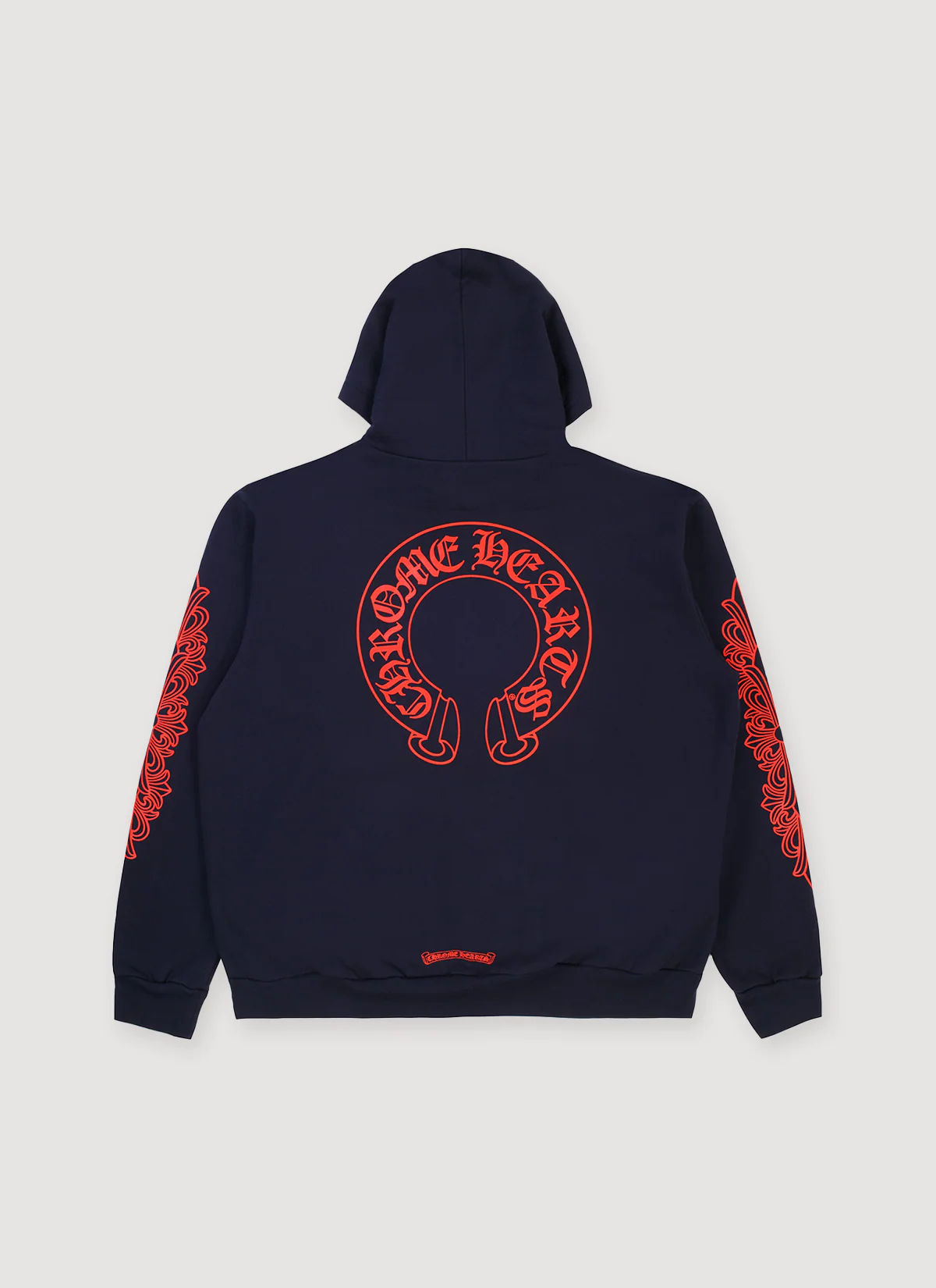 Chrome Hearts Horseshoe Sweatshirt Navy Red - Image 2
