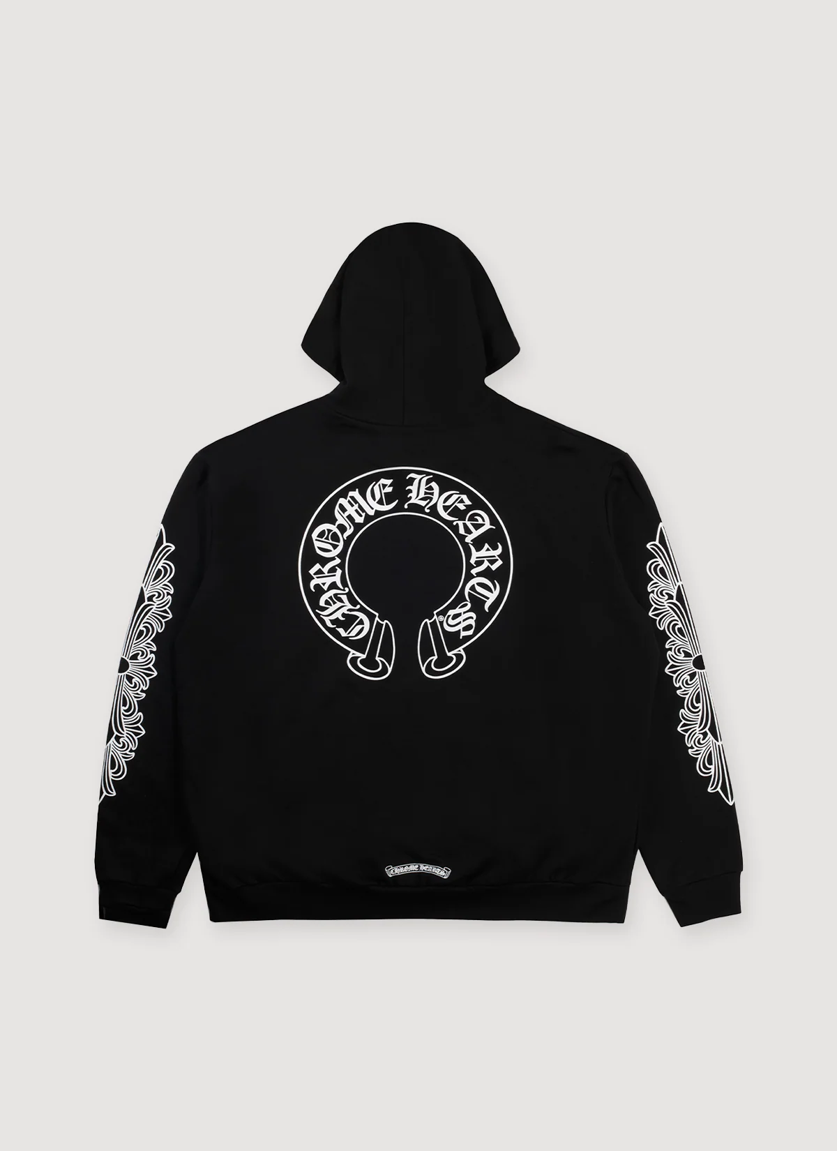 Chrome Hearts Horseshoe Zip Up Sweatshirt Black - Image 2
