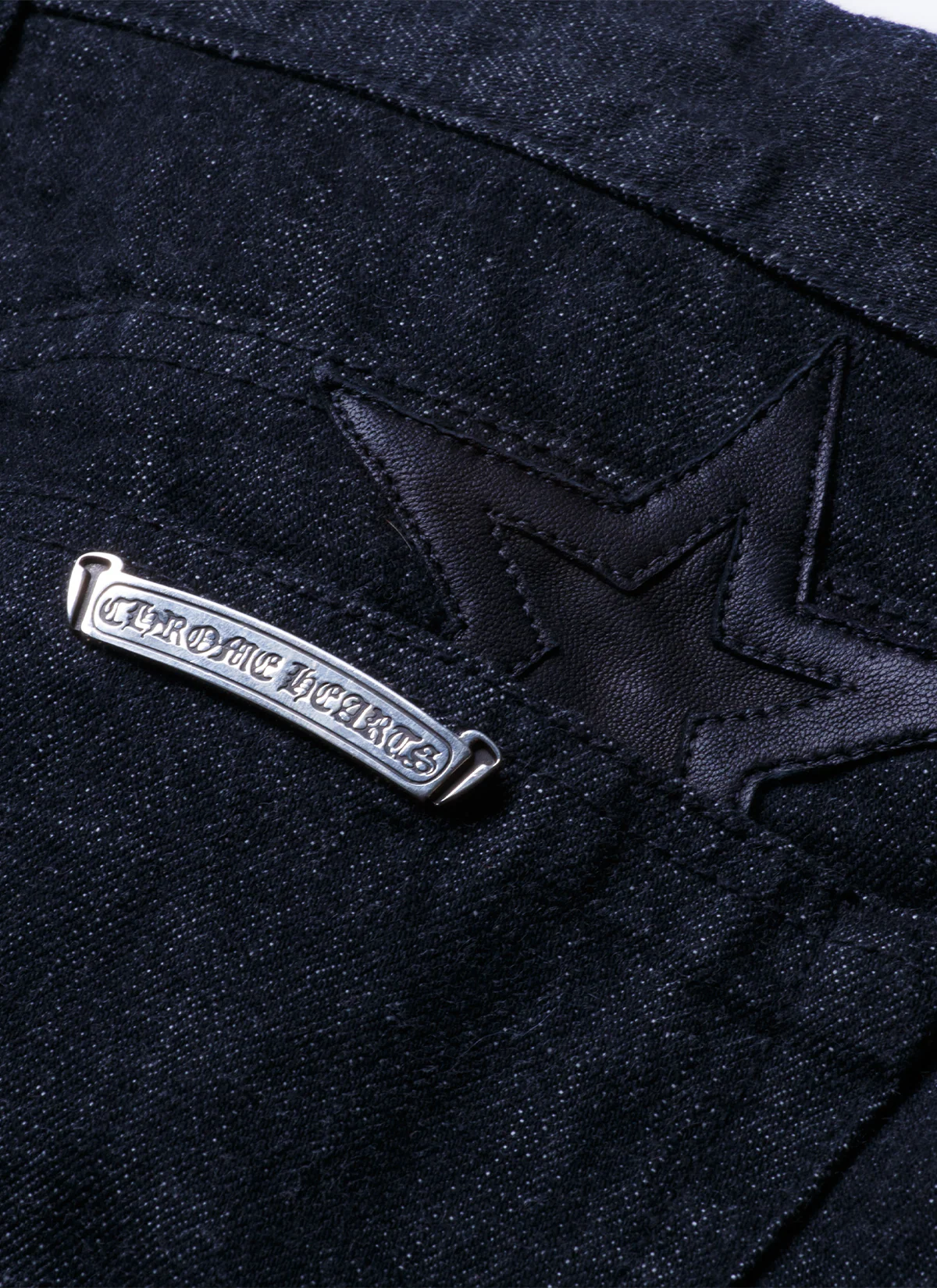 Chrome Hearts Le Fleur Star Patch Denim Raw Indigo (Pre-Owned) - Image 4