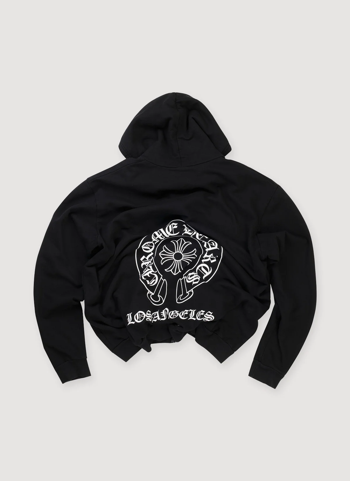Chrome Hearts Los Angeles Horseshoe Zip Up Sweatshirt Black (Pre-Owned) - Image 2