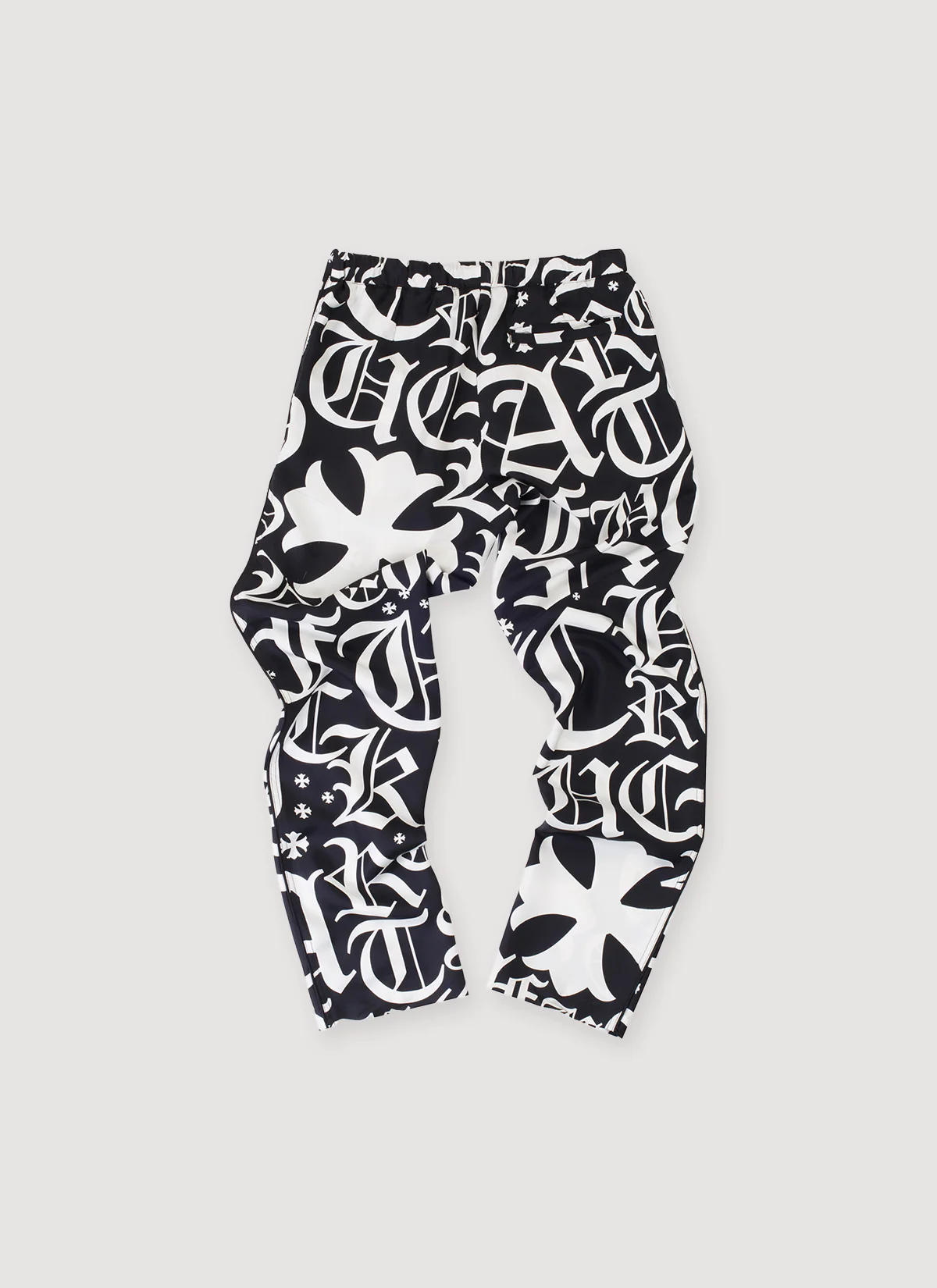 Chrome Hearts Matty Boy Silk Pants Black White (Pre-Owned) - Image 2