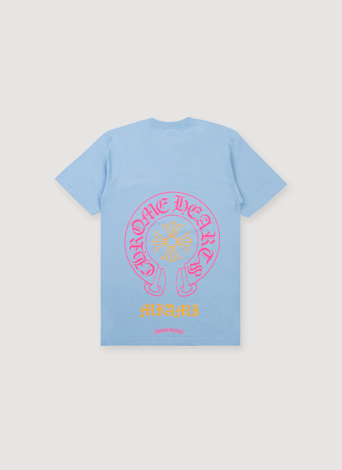 Chrome Hearts Miami Art Basel Horseshoe Tee Baby Blue - Image 2