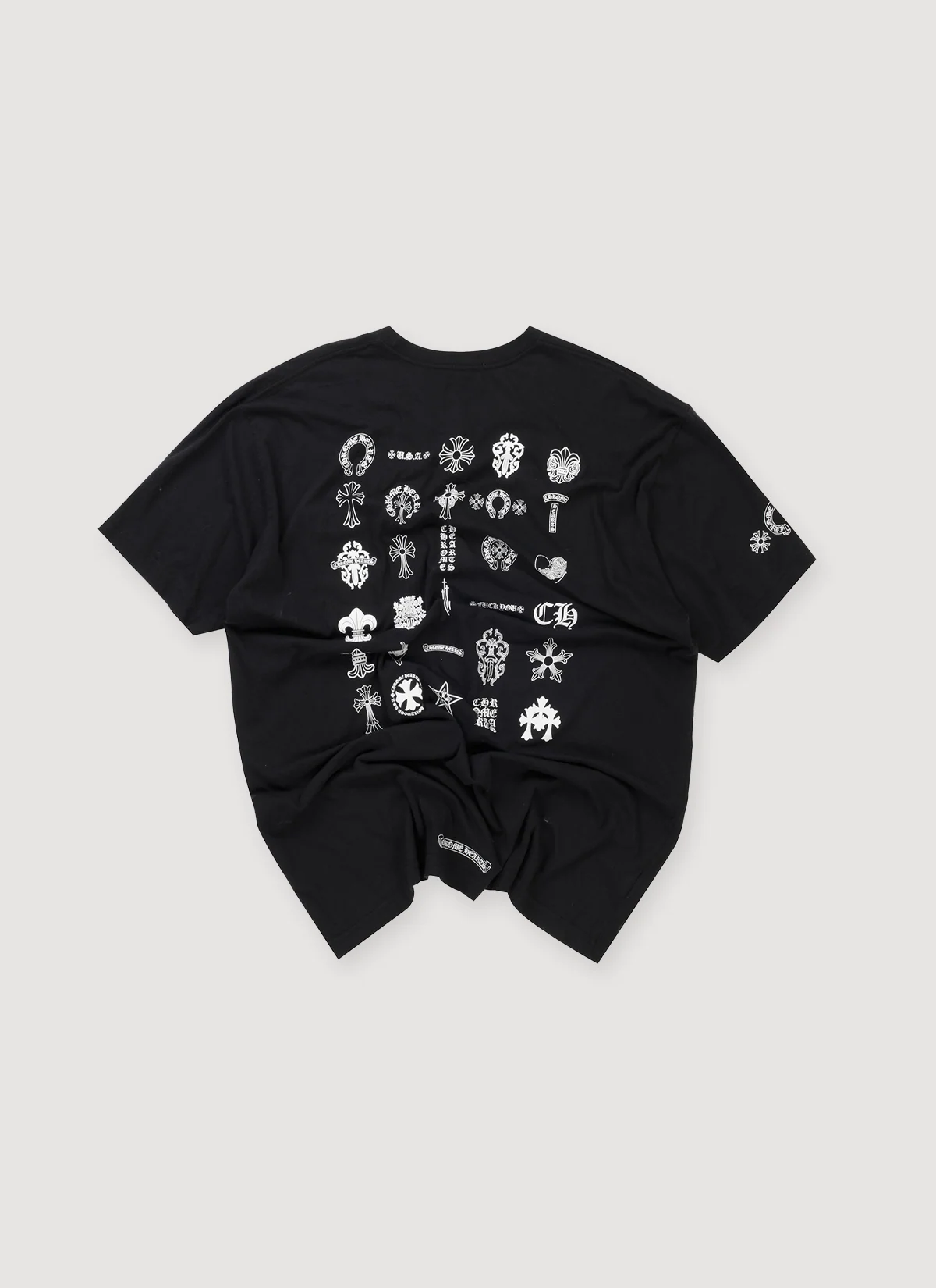 Chrome Hearts Multi Logo Tee Black (Pre-Owned) - Image 2