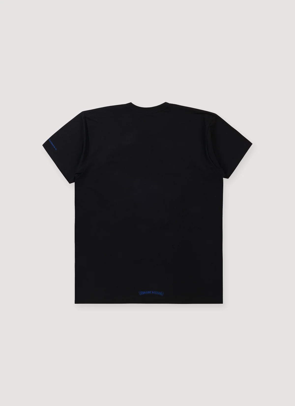 Chrome Hearts Neck Logo Tee Black Blue - Image 2