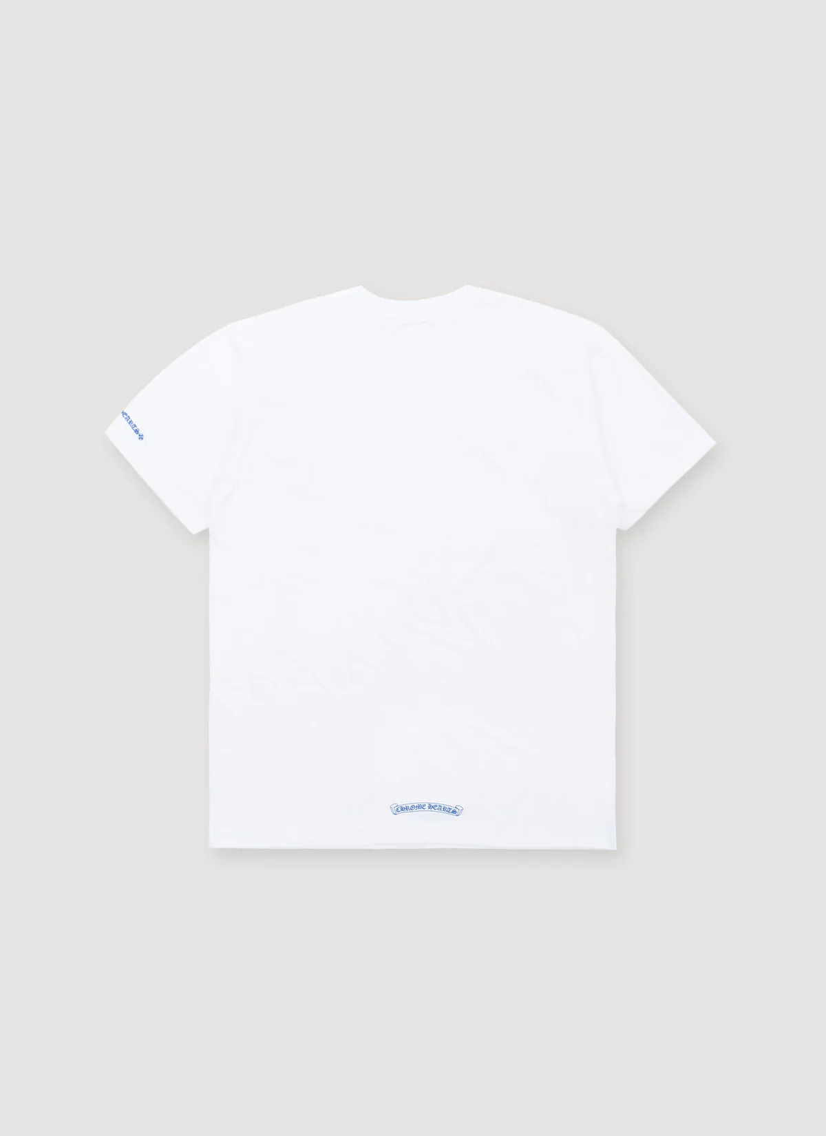 Chrome Hearts Neck Logo Tee White Blue - Image 2