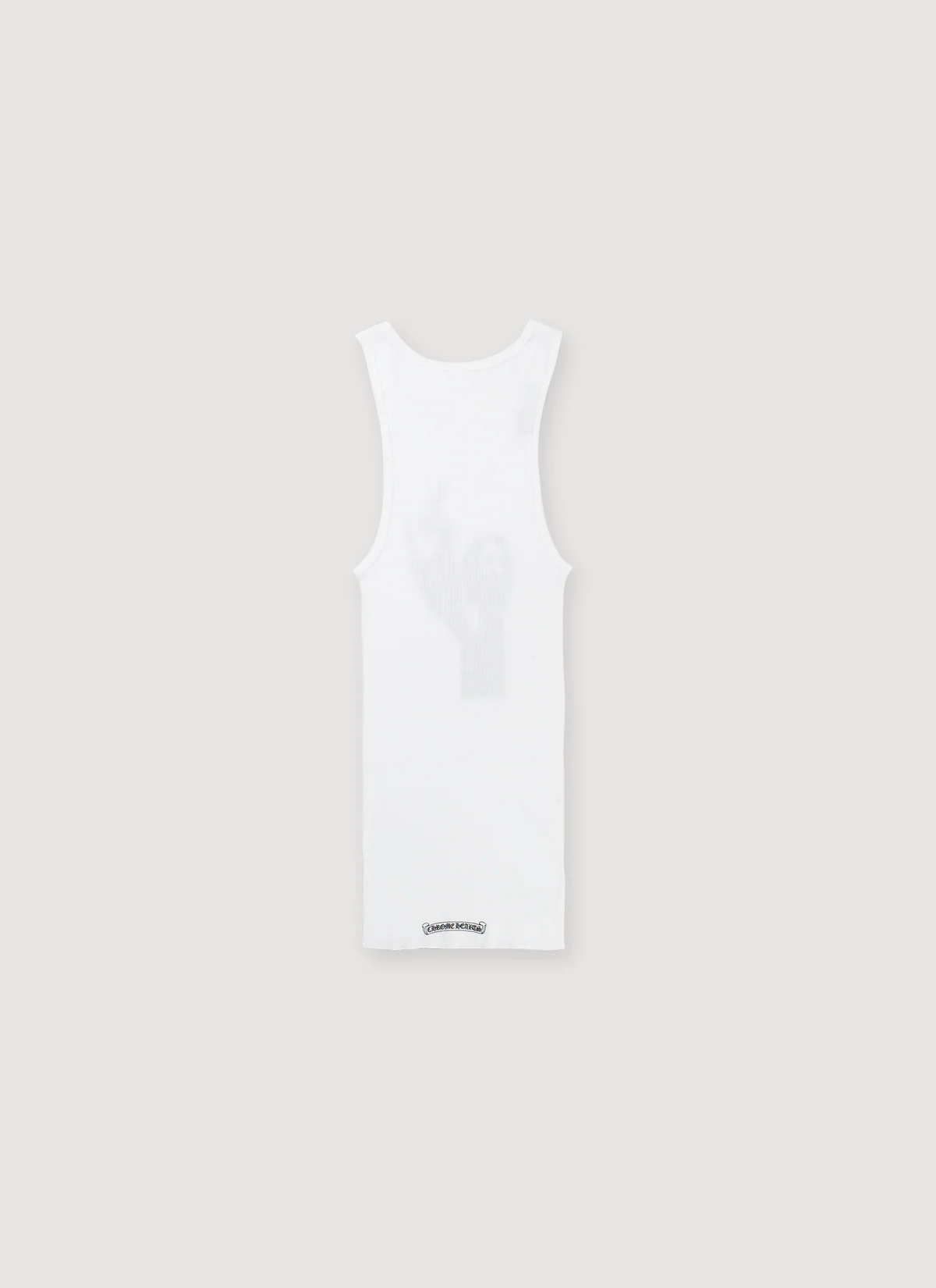 Chrome Hearts Richard Stark Ribbed Tank White - Image 2
