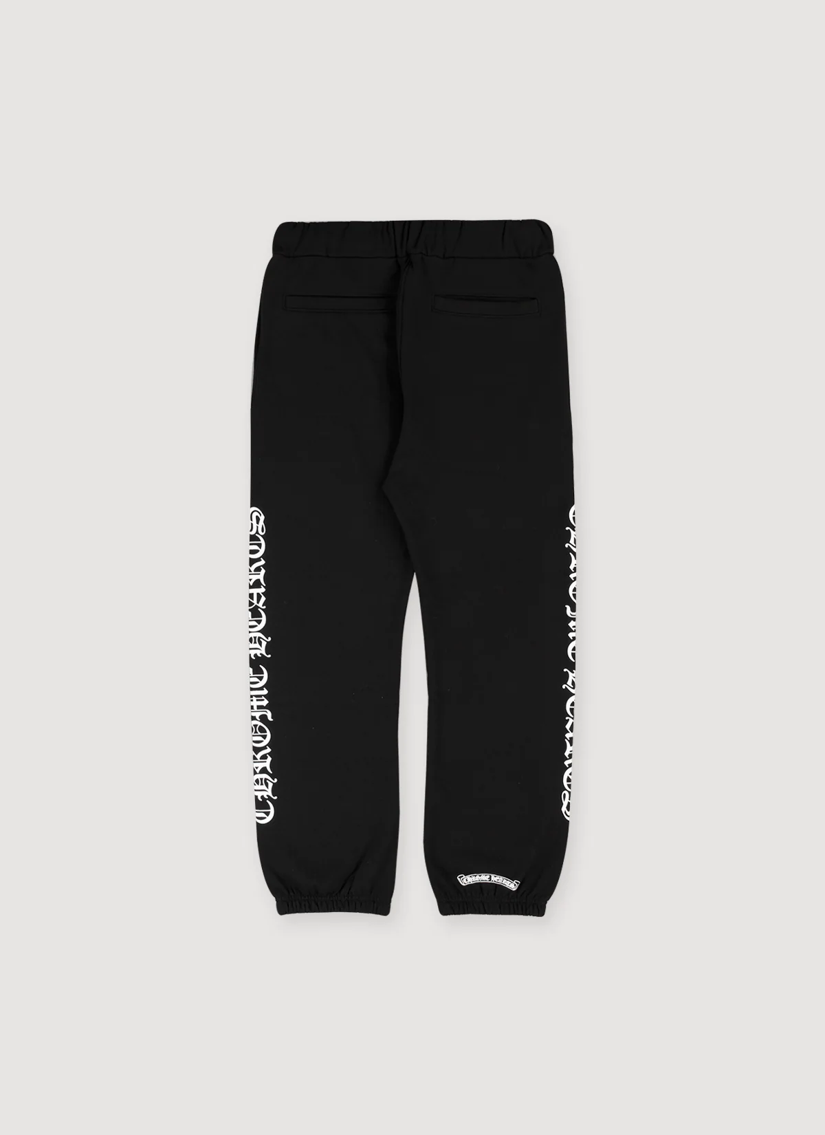 Chrome Hearts Scroll Logo Sweatpants Black - Image 2