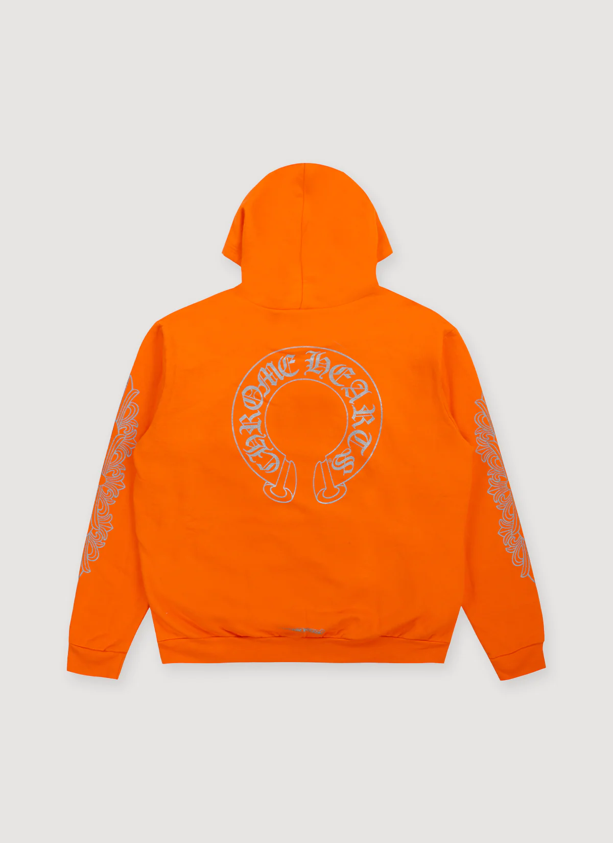 Chrome Hearts Glitter Horseshoe Ultra Miami Sweatshirt Orange - Image 2