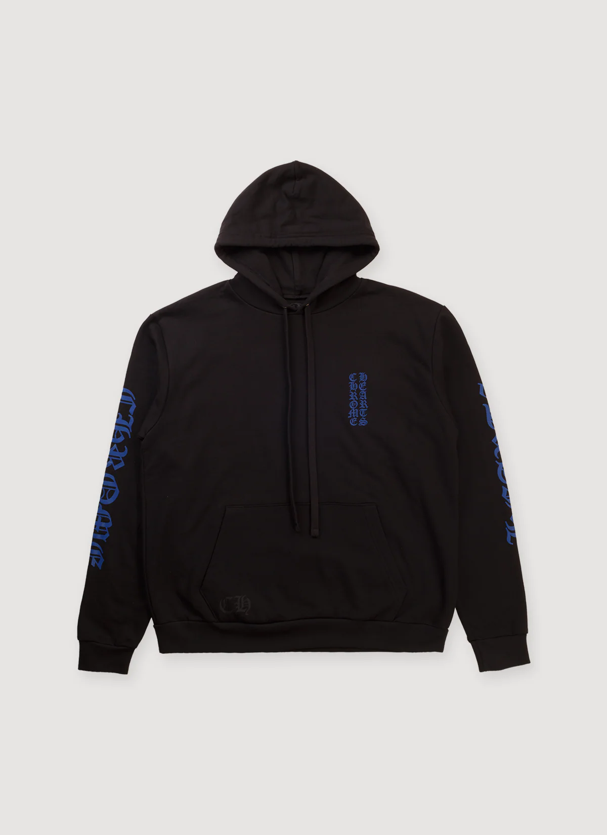 Chrome Hearts Vertical Logo Sweatshirt Black Blue