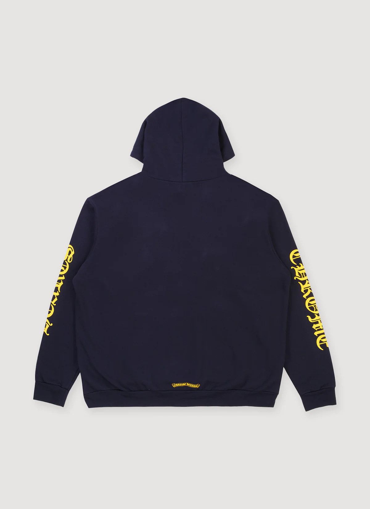 Chrome Hearts Vertical Logo Sweatshirt Navy Gold - Image 2