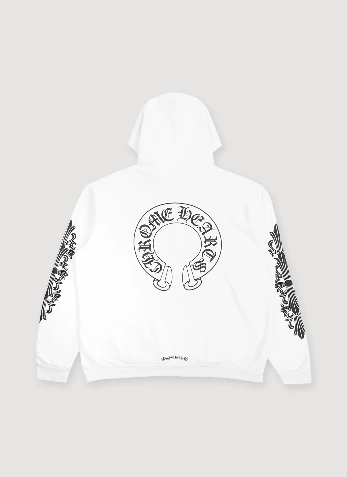 Chrome Hearts Horseshoe Sweatshirt White - Image 2