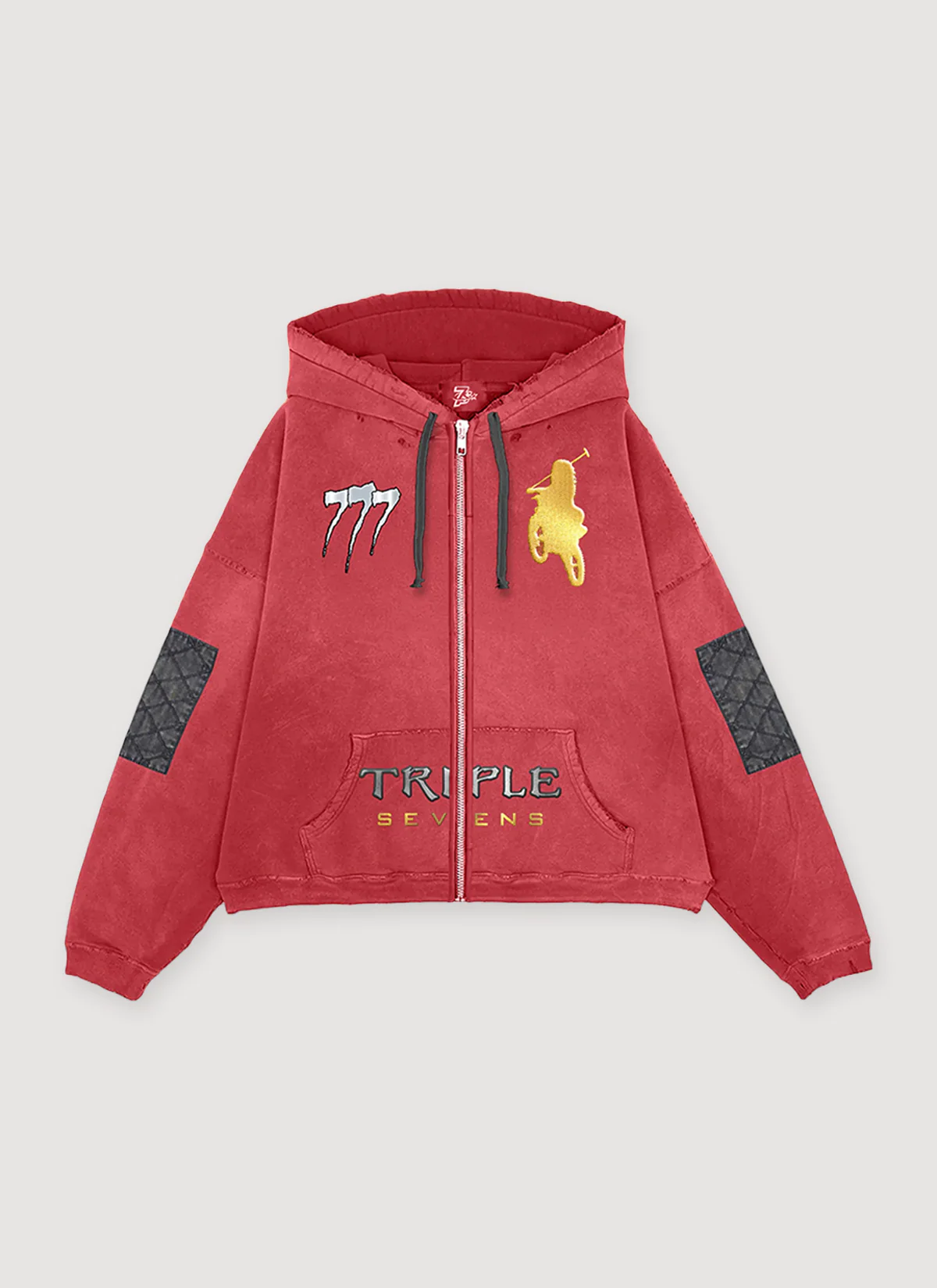 Triple Sevens Complexcon Moto Sweatshirt Red