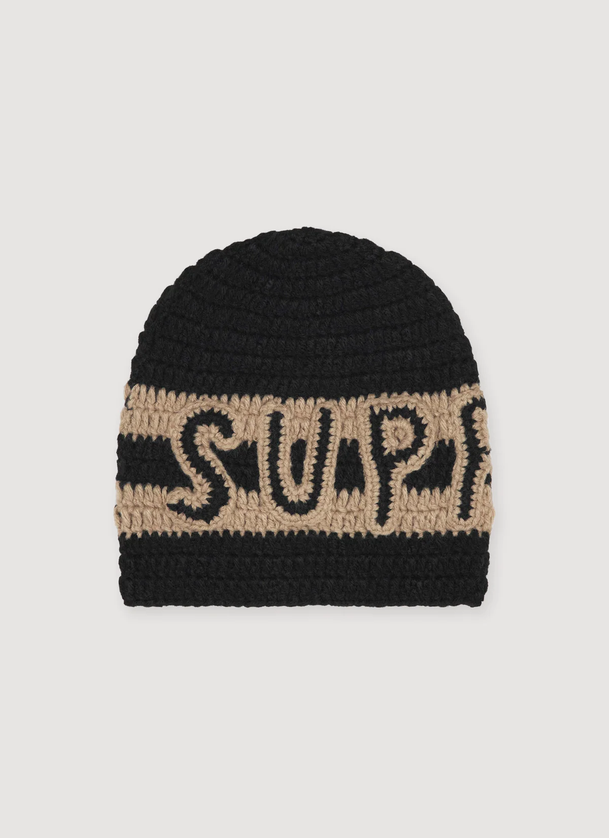 Supreme Crochet Logo Beanie - Image 3