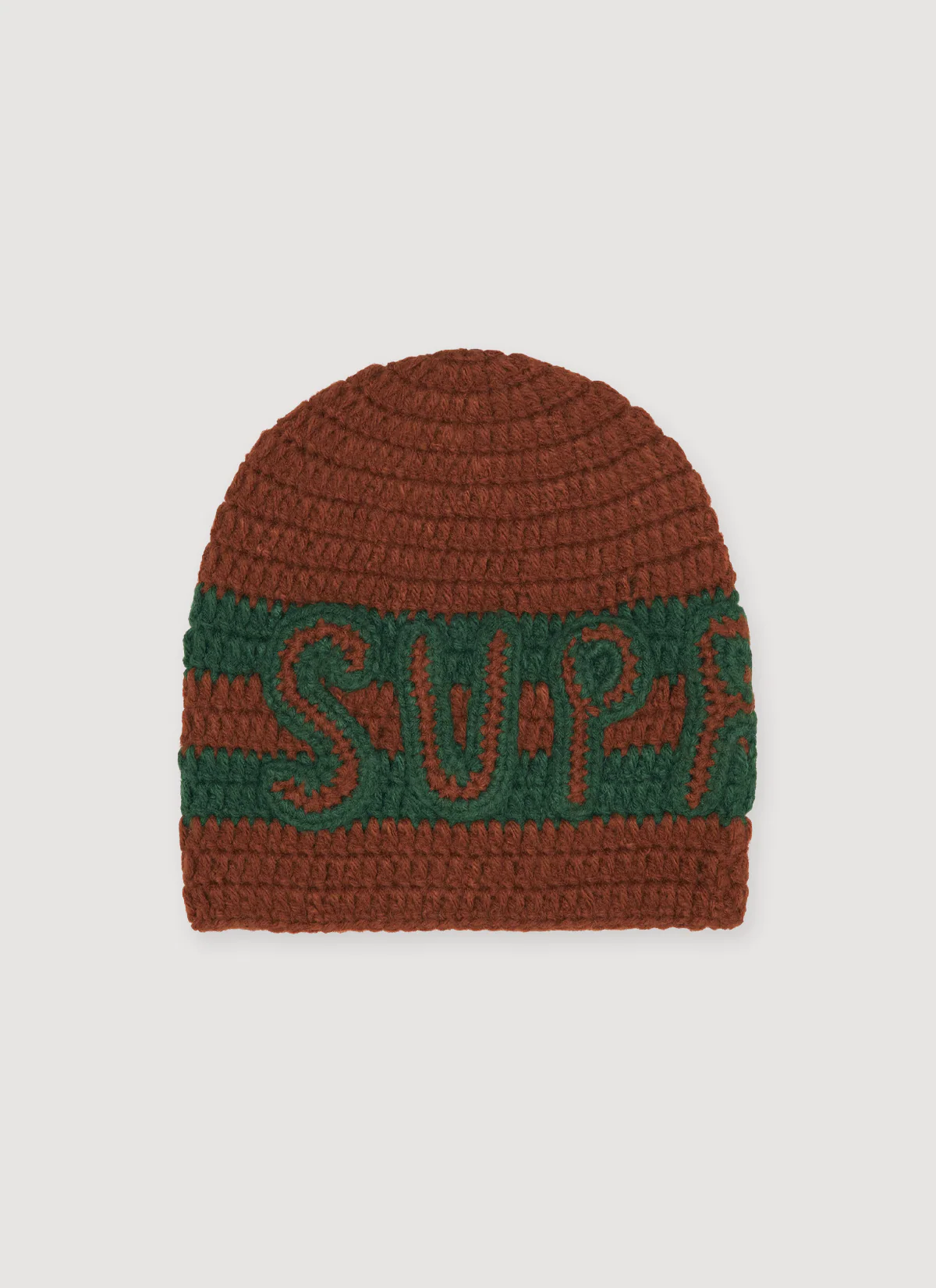 Supreme Crochet Logo Beanie - Image 4