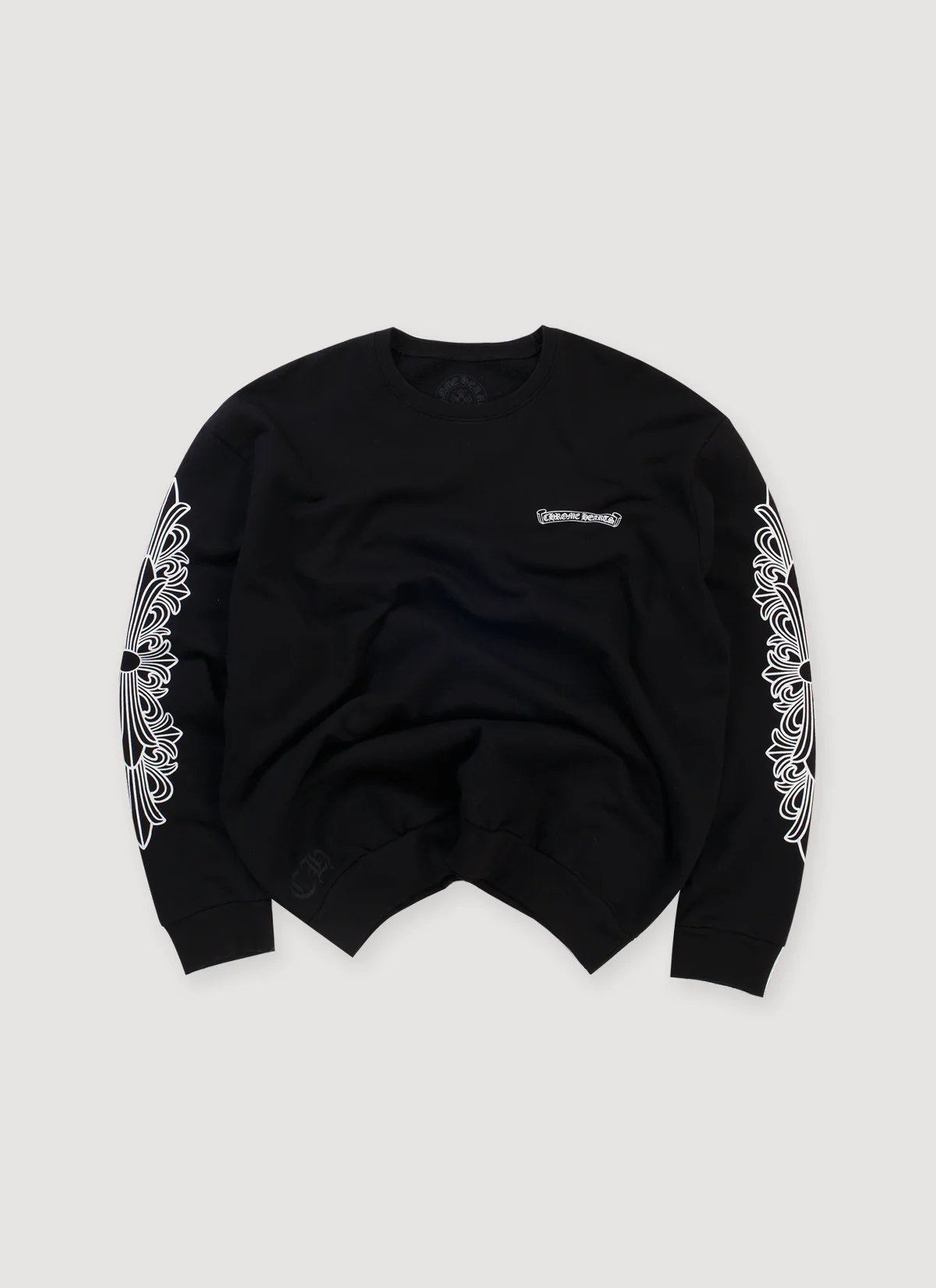 Chrome Hearts Dagger Eye Chart Crewneck Black (Pre-Owned)