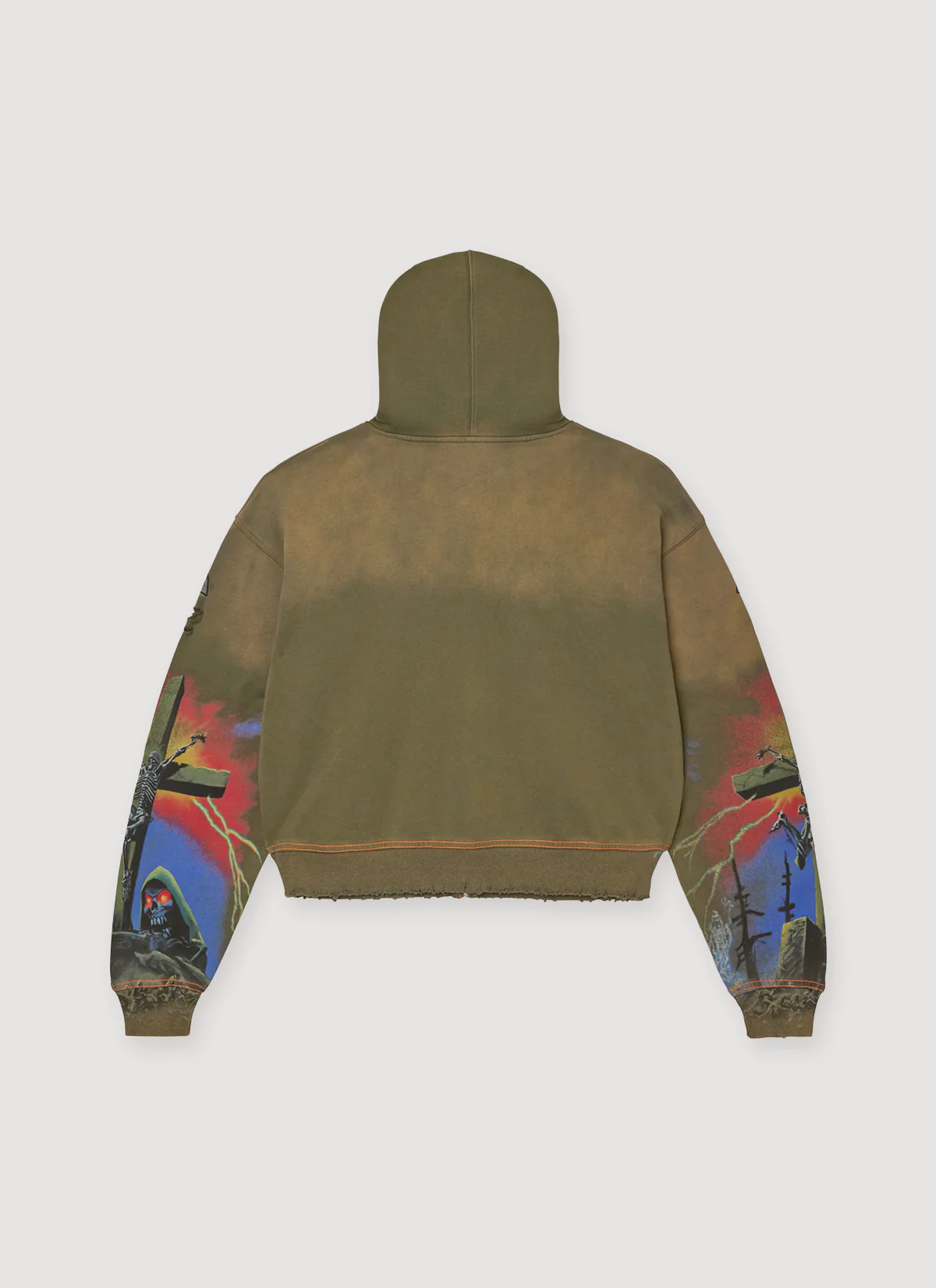 Vale Forever Damned Big Zip Up Sweatshirt - Image 4